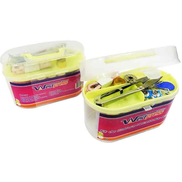Kit de Costura com Maleta Acrílica - WestPress