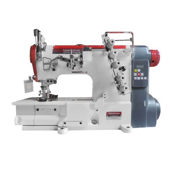 Galoneira Plana Direct Drive 3 agulhas 5 fios fechada - W-7 DC N/E - WESTMAN 