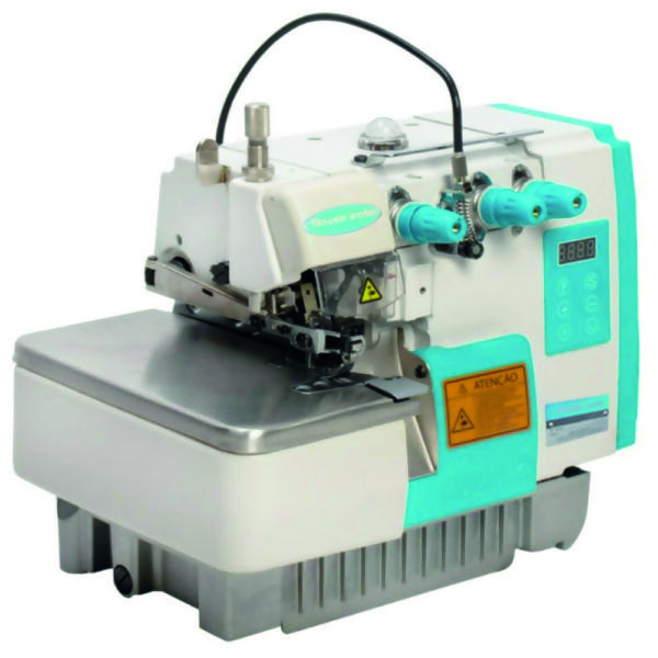 Overlock 1 Ag 3 Fios Direct Drive Com Embutidor de Correntinha S8-3 DC BK/E - Silverstar