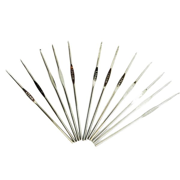 Kit de Agulhas Alumínio para crochê 12 Peças - Westpress Marca: WestPress