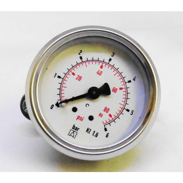 MANOMETRO o=mm.50 0-6 bar 1/4 - WESTMAN